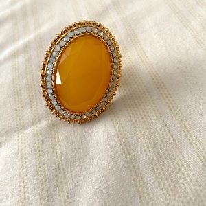 Yellow gem ring